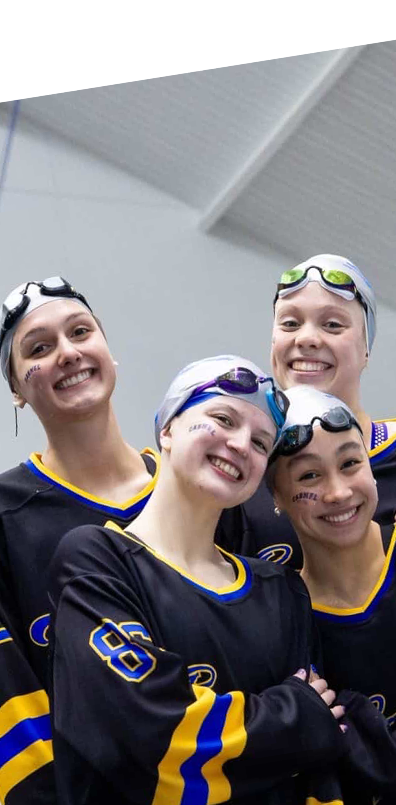 Swimmer in competition
